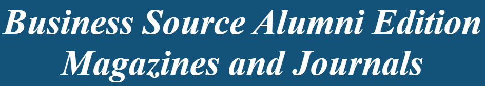 Business Source Alumni Edition